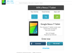 Win a Nexus 7 tablet!