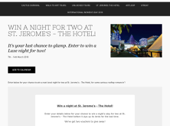 Win a night for two at St. Jerome's - The Hotel