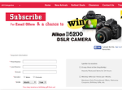 Win a Nikon D5200 DSLR camera!