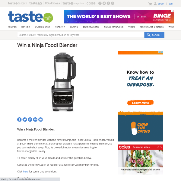 Win a Ninja Foodi Blender!