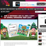 Win a Nintendo 3DS XL & a copy of 'Animal Crossing: New Leaf'!