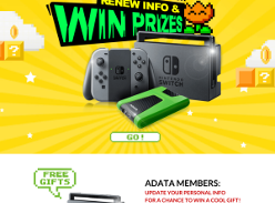 Win a Nintendo Switch + MORE!