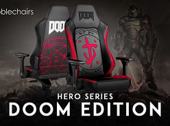 Win a noblechairs Hero Doom Special Edition Gaming Chair and Doom Collectors Edition