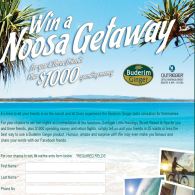 Win a Noosa getaway for you & 3 friends with $1000 spending money!
