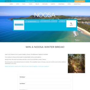 Win a Noosa winter break