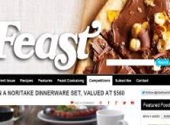 Win a Noritake's Dinnerware set valued at $560