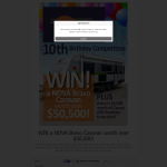 Win a NOVA Bravo caravan worth over $50,500!