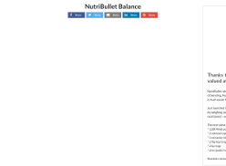 Win a NutriBullet Balance