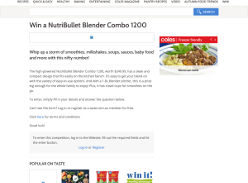 Win a NutriBullet Blender Combo 1200!