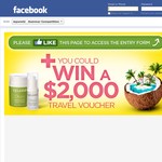 Win a Okuru Lapurete $2000 travel voucher