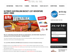 Win a once-in-a-lifetime Bucket List adventure in the heart of Australia