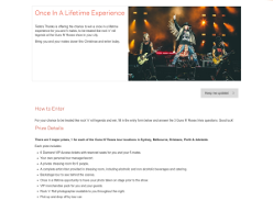 Win a once in a lifetime experience for you & 5 mates