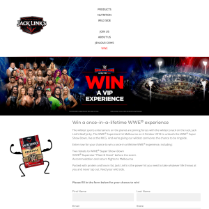 Win a once-in-a-lifetime WWE® experience
