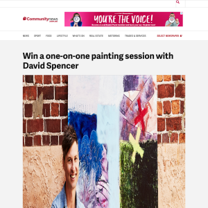Win a one-on-one painting session with David Spencer