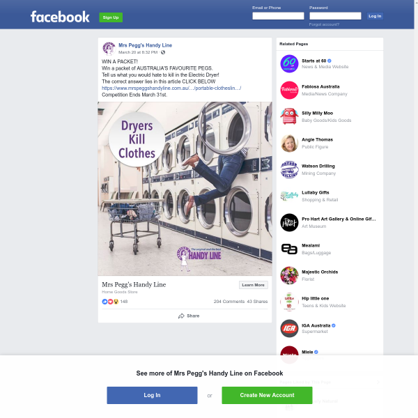 Win a packet of our favourite pegs