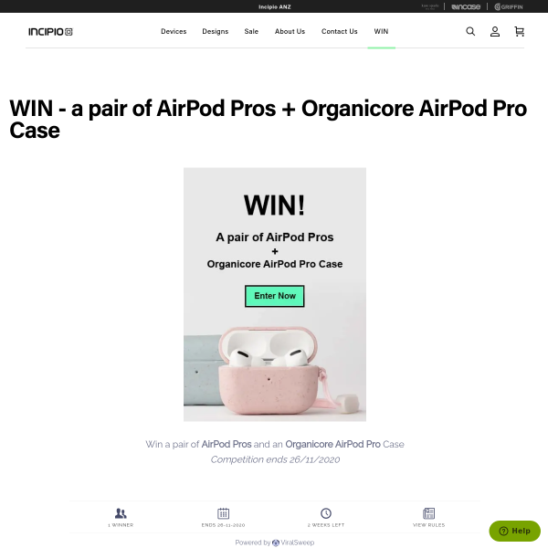 Win a Pair of AirPods Pro & an Organicore AirPods Pro Case