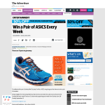Win a Pair of ASICS Every Week