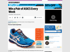 Win a Pair of ASICS Every Week