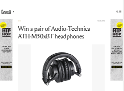 Win a Pair of Audio-Technica ATH-M50xBT Wireless Studio Headphones Worth $379