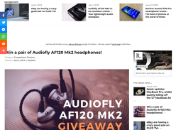 Win a Pair of Audiofly AF120 Hybrid In-Ear Monitors Worth $299.99