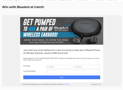 Win a pair of BlueAnt Pump Air Wireless Earbuds!