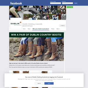 Win a pair of 'Dublin' country boots! - Dublin Clothing Australia