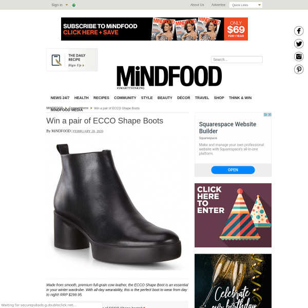 Win a pair of ECCO Shape Boots!