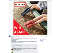 Win a pair of Hunter Boots