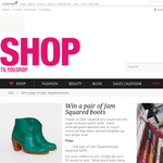 Win a pair of 'Jam Squared' boots! - Shop Til You Drop
