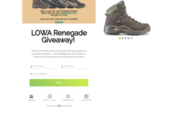 Win a Pair of Lowa Renegade GTX Boots
