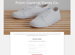 Win a Pair of Mens White Canvas Sneakers