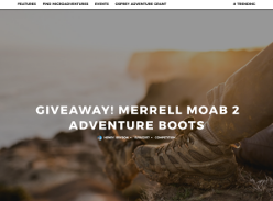 Win a Pair of Merrell Hiking Boots