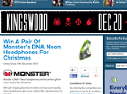 Win a pair of Monster's 'DNA' headphones!