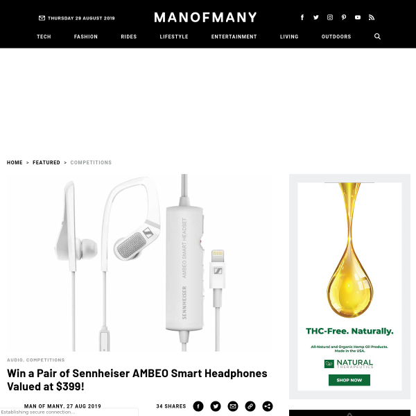 Win a Pair of Sennheiser AMBEO Smart Headphones