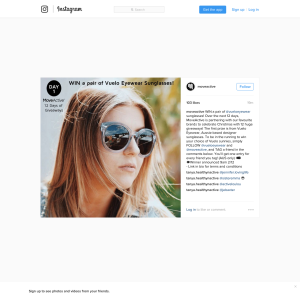 Win a pair of Sunglasses from Vuelo Eyewear - MoveActive and Vuelo Eyewear