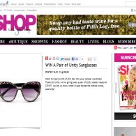 Win a pair of Unity sunglasses! - Shop Til You Drop!