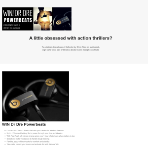 Win a pair of Wireless Beats by Dre headphones