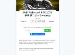 Win a Palit RTX2070