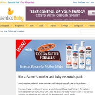 Win a Palmer's mother and baby essentials pack