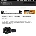 Win a Panasonic Lumix DMC-GH4 camera!
