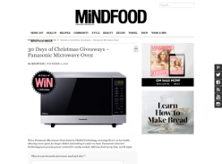 Win a Panasonic microwave oven!