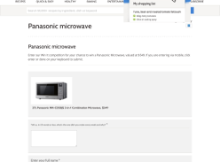Win a Panasonic Microwave