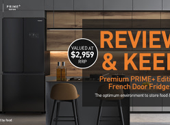 Win a Panasonic PRIME+ Edition 500L Refrigerator