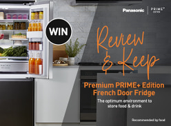 Win a Panasonic PRIME+ Edition Refrigerator