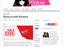 Win a Pantene hair care pack and $1,000 Westfield gift voucher