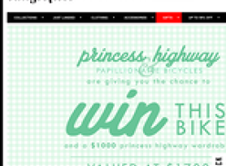 Win a Papillionaire bicycle & a $1,000 'Princess Highway' wardrobe!