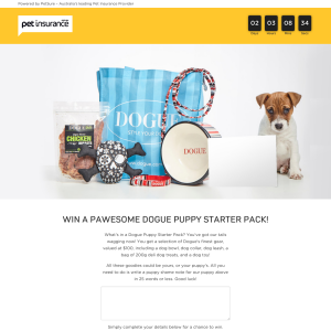 Win a pawesome 'DOGUE' puppy starter pack!