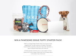 Win a pawesome 'DOGUE' puppy starter pack!