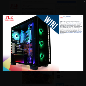 Win a PAX Vivid Crystal Custom Watercooled PC!