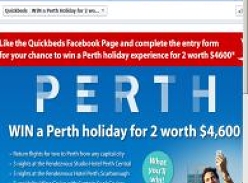Win a Perth Holiday for 2!